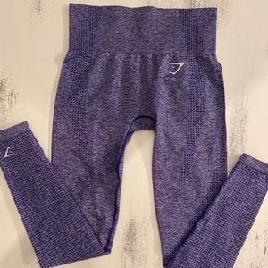 1x Gymshark Vital Seamless Leggings - Purple - S